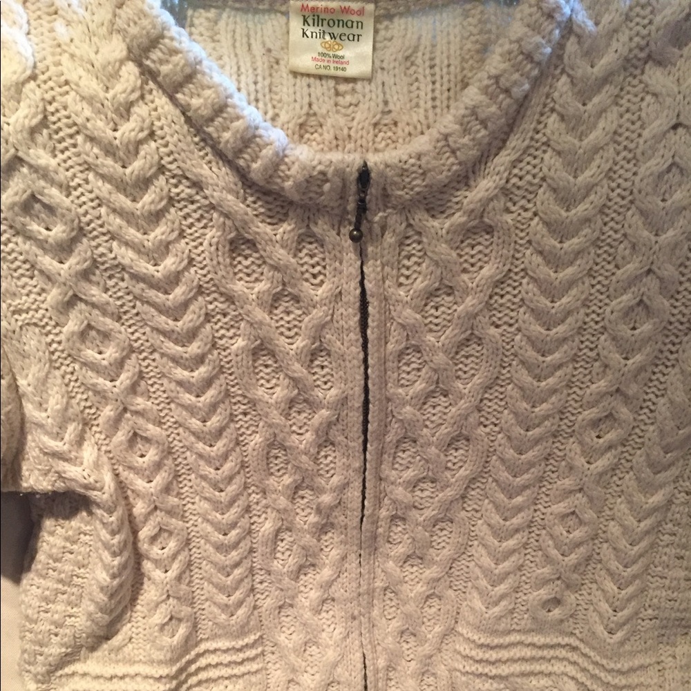 kilronam irish merino wool sweater